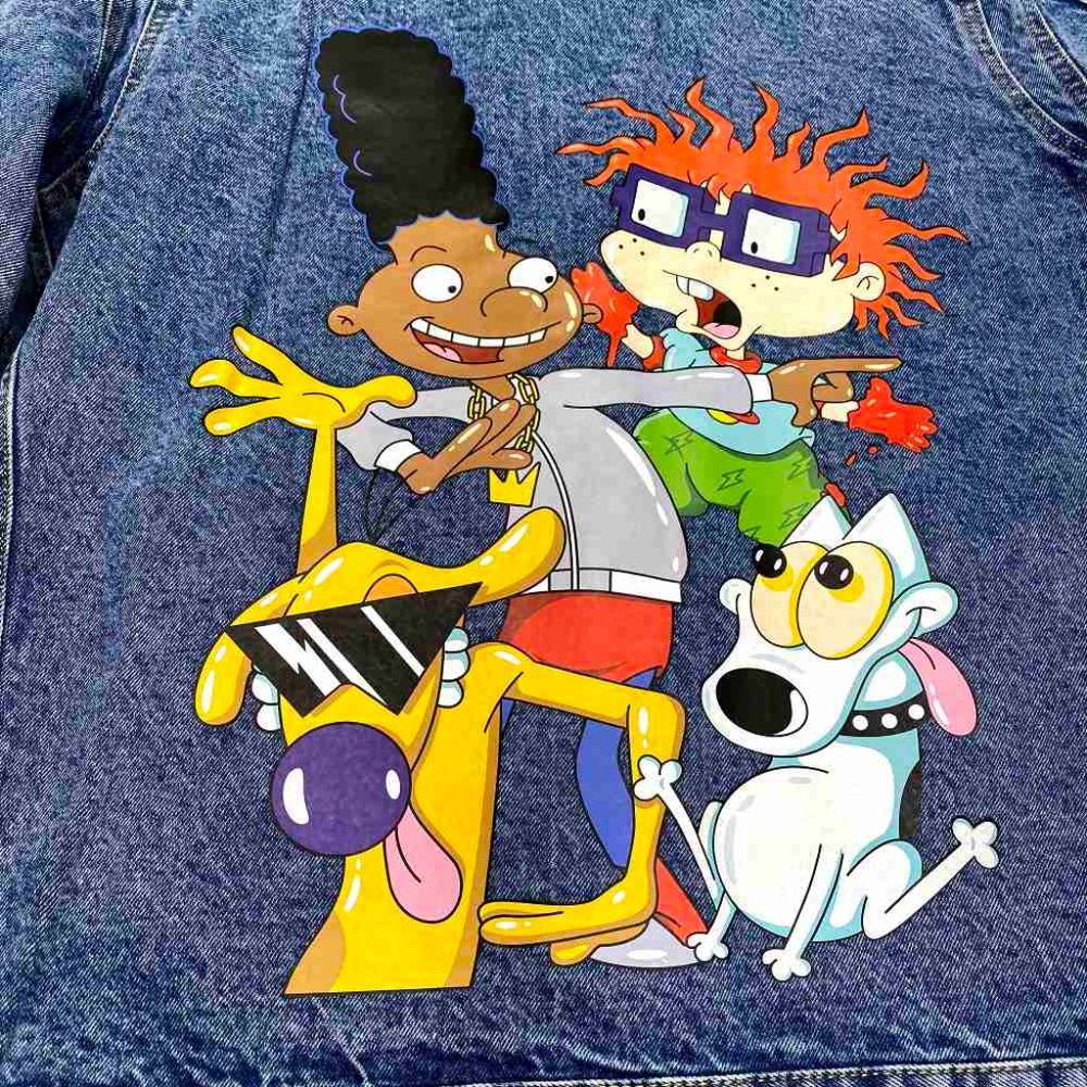 NWT Nickelodeon Members‎ Only Denim Jacket - Picture 4 of 7